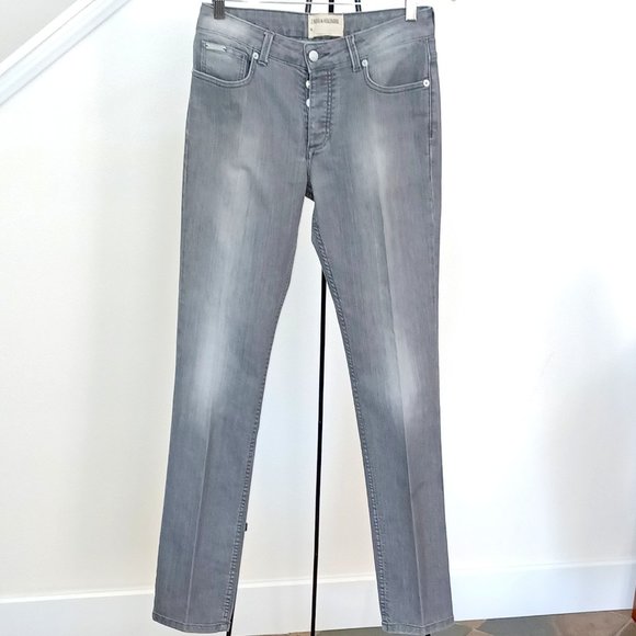 Zadig & Voltaire Denim - Zadig & Voltaire  Strokes Gris Light Gray Jeans